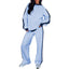 SANDI - Comfortable 2-Piece Lounge Set Sweatshirt & Straight Leg Pants