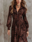 ORLENA™ | Boho Zippered Maxi Dress