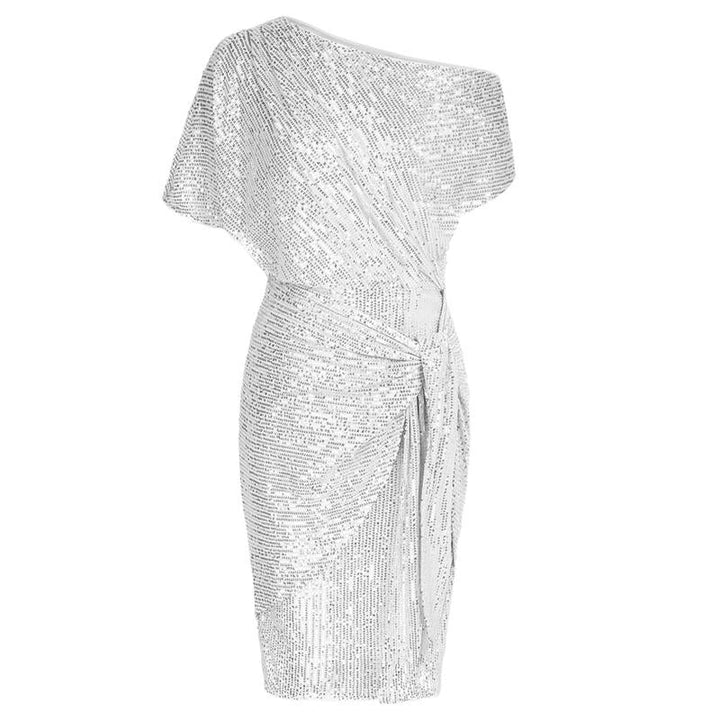 AURELIA - Elegant Sequined  Off-Shoulder Bodycon Party Dress