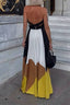 Lace-up Backless Sexy Long Swing Dress
