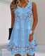 LORELLA™ | Sleeveless Denim Dress
