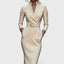 Mandarin™ | Luxurious Black Belted Dress