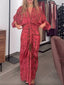 Kimono-Style Printed Dress