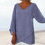 Araceli - Vintage Crossed Stripes Long Sleeve Top