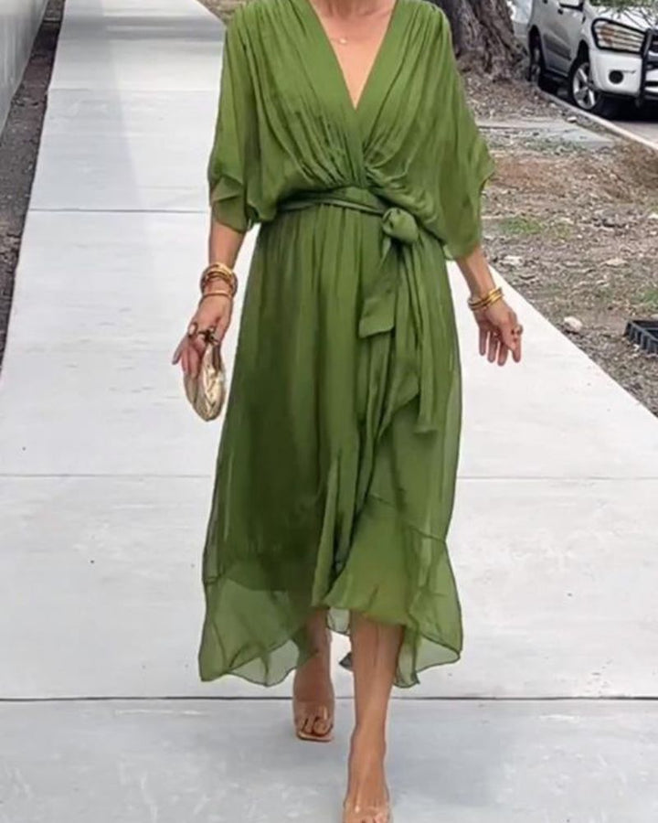 Cristi™ | Sophisticated Crossed Dress