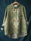 Donna™ - Tummy covering floral shirt
