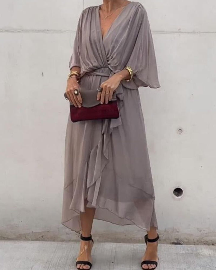 Cristi™ | Sophisticated Crossed Dress