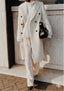 Hain | Women's Double-Breasted Long Trench Coat | Winter