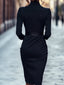 Eva | Graceful Waist Midi Dress