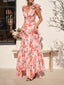 SOLÉA™ | Backless Printed Maxi Dress