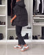 Women's Short Sleeve Quilted Hooded Zipper Jacket