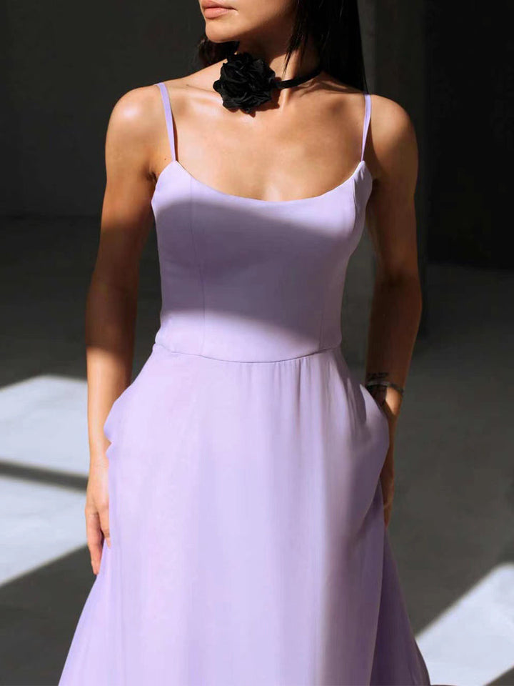 Isoria™ | Elegant Flounce Maxi Dress
