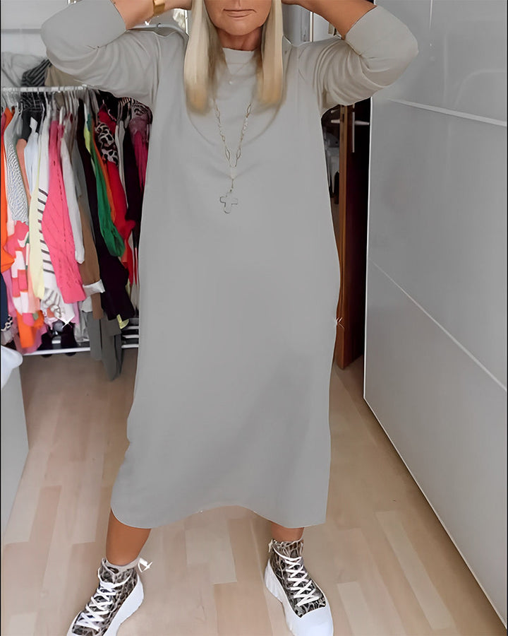 Women's Casual Round Neck Dress