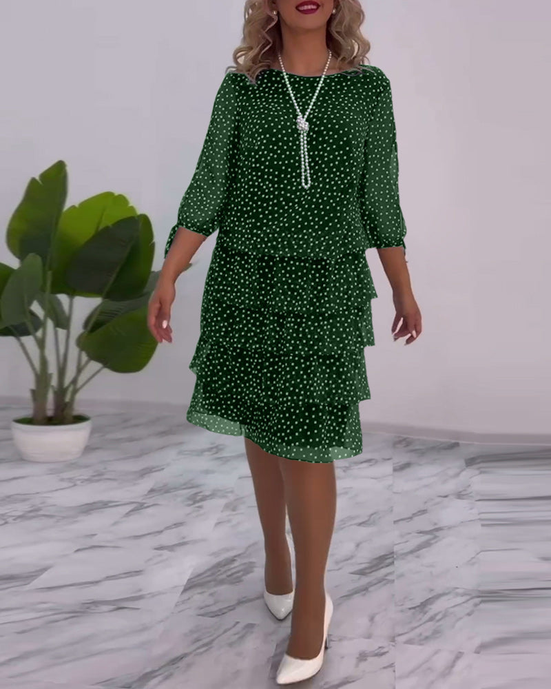 VIONA™ | Soft Classic Midi Dress
