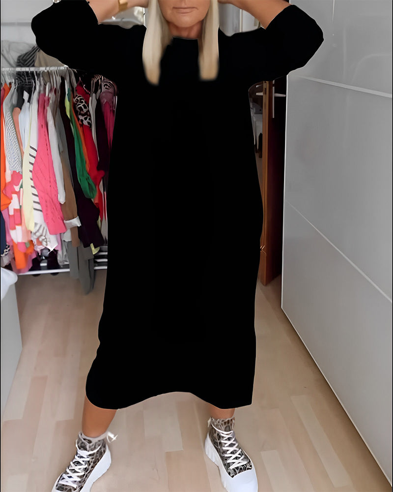 Women's Casual Round Neck Dress
