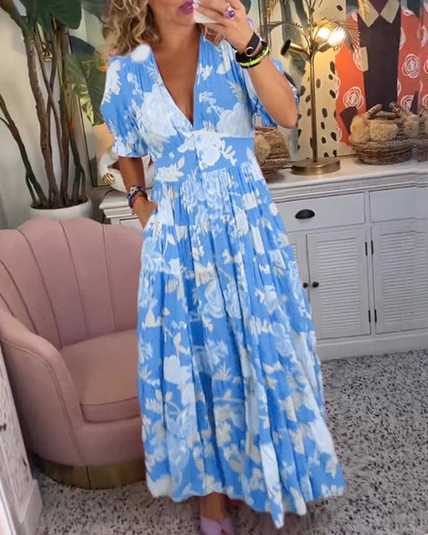 Rosae™ | Romantic Floral Maxi Dress