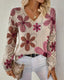 Cynora™ | V-Neck Open Knit Sweater