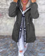 Comfy Hooded Drawstring Coat