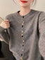 Aaliyah™ | Elegant Buttoned Knit Cardigan