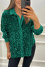 Ciara™ | Shimmer Sequin Shirt