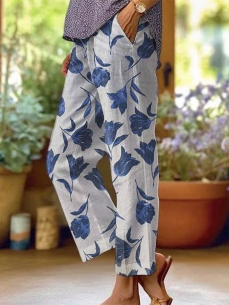 Willow | Bloom Print Pants