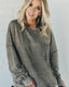 ARIEL - Premium French Terry Acid Wash Pullover