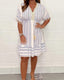 Zara - Casual printed V-neck dress