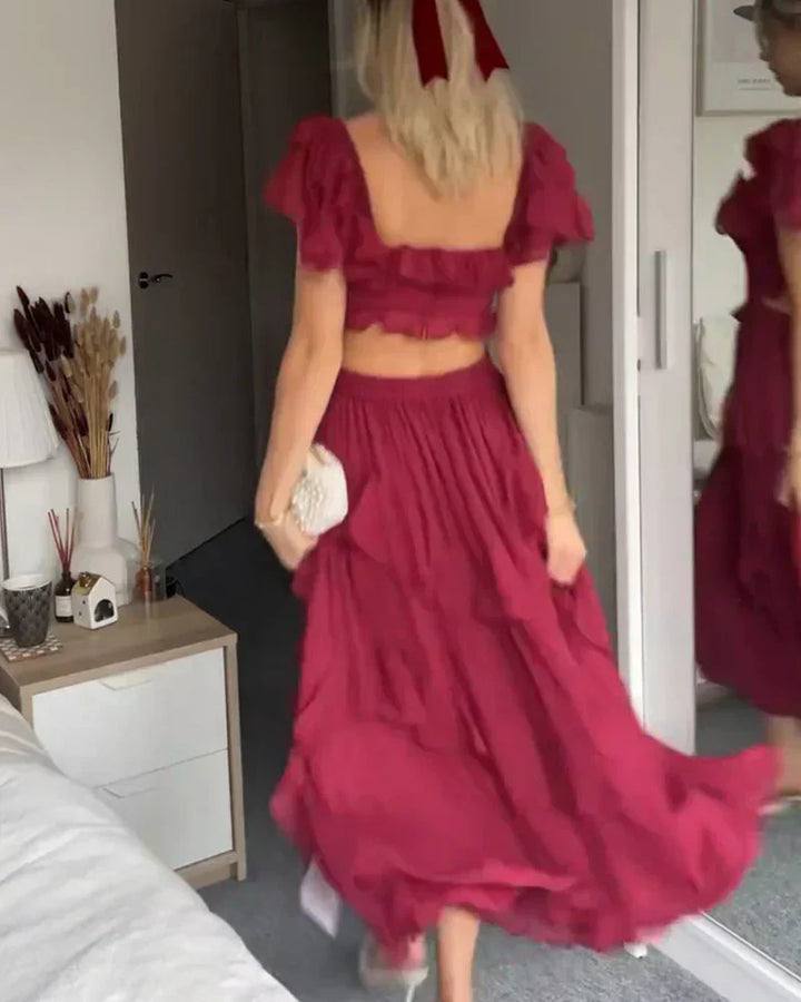 OLIVIA - RUFFLE DRESS