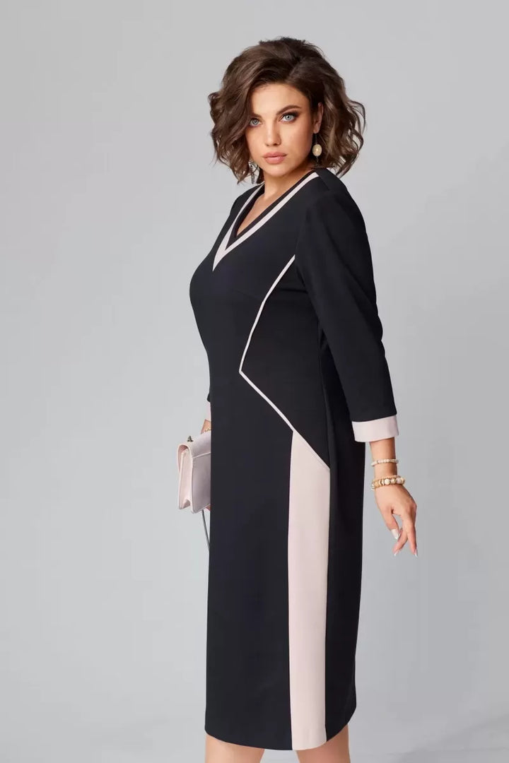 Alexa™ | Elegant V-neck dress