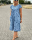 Nelia | Summer Dress with Round Neck and Beautiful Print