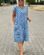 Nelia | Summer Dress with Round Neck and Beautiful Print