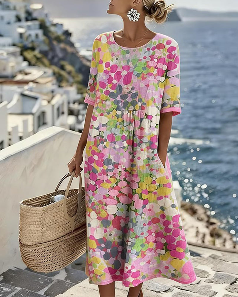 Loose Flower Dress