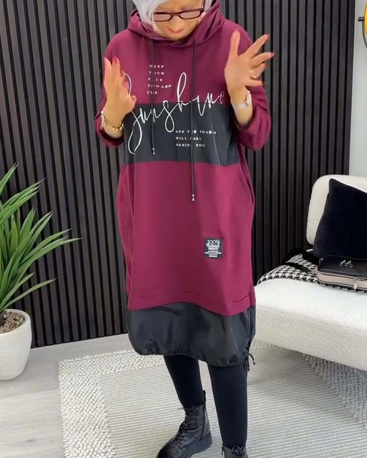 SEMBA - Casual Hooded Dress