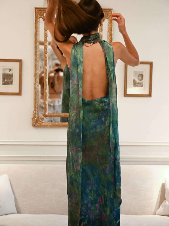 Isolyn™ | Monet Maxi Dress – Irises