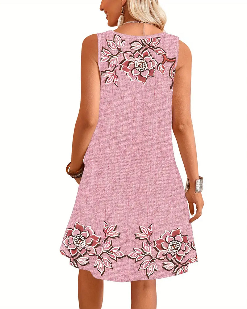 LORELLA™ | Sleeveless Denim Dress