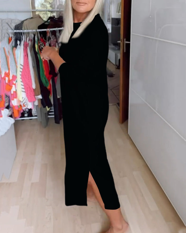 Women's Casual Round Neck Dress