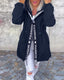 Comfy Hooded Drawstring Coat