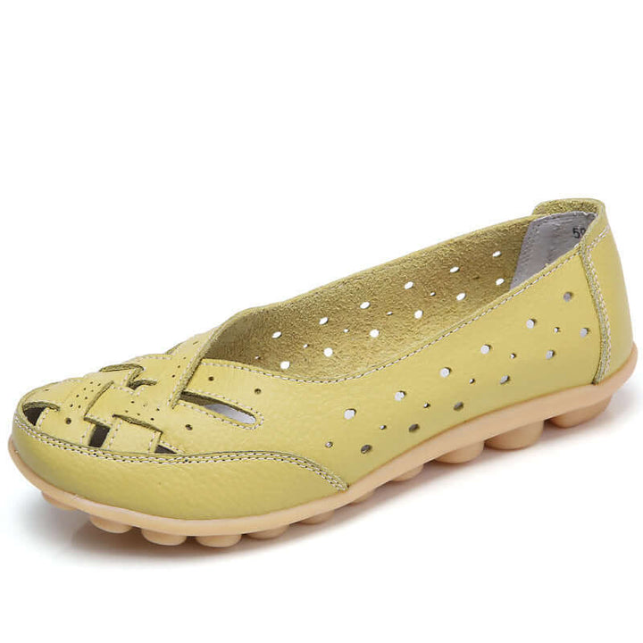 Elane - Breathable Leather Orthopedic Loafers