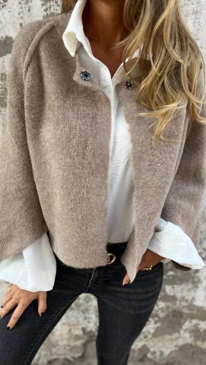Tess™ | Premium Modern Wool Cardigan