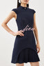 Novira™ | Patchwork Pleated Hem Statement Dress