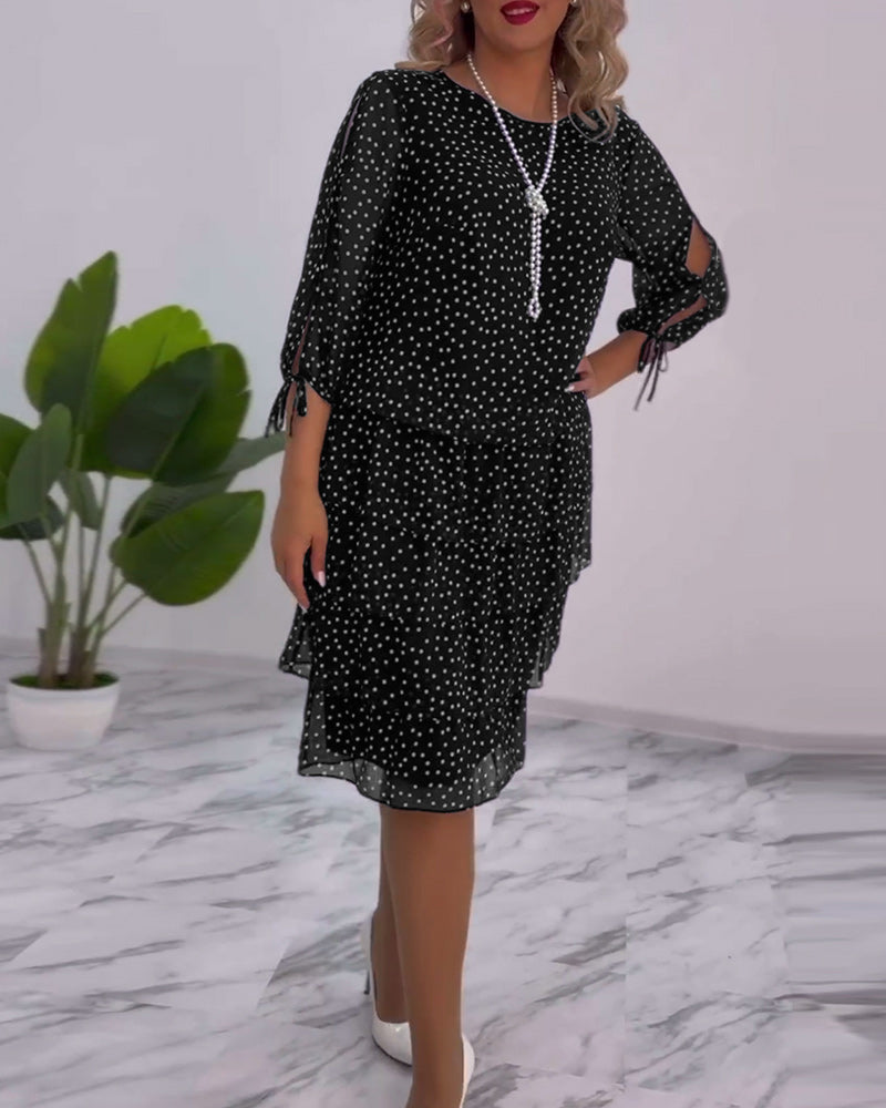 VIONA™ | Soft Classic Midi Dress