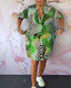 MARI - Colorful V-Neck Dress