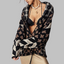 PORTIA - Vintage Button Down Collar Long Sleeve Oversized Cardigan