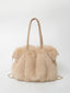 CHARLOTTE - Versatile Plush Velvet Shoulder Tote Bag