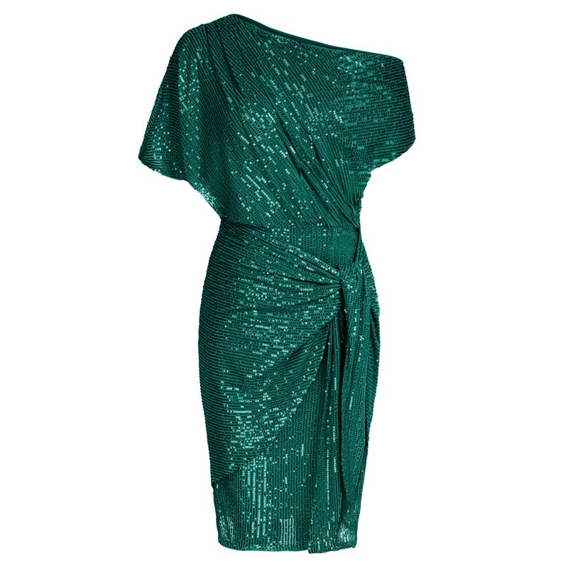 AURELIA - Elegant Sequined  Off-Shoulder Bodycon Party Dress
