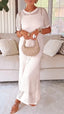 Alverra™ | Boat Neck Two-Piece Dress