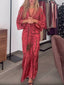Kimono-Style Printed Dress