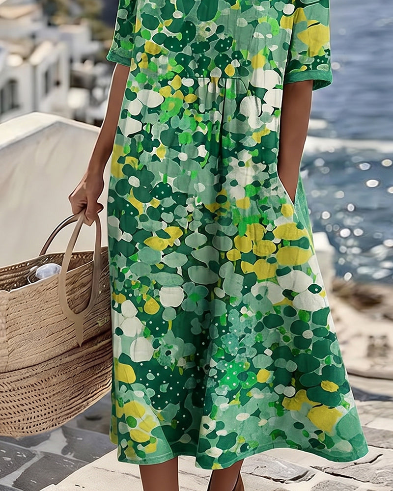 Loose Flower Dress