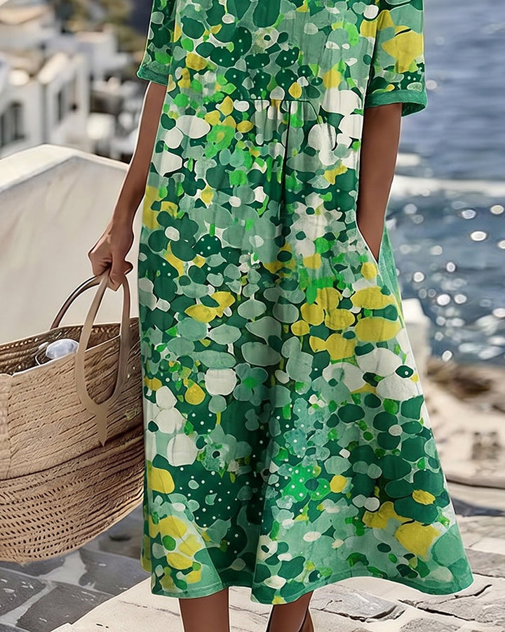 Loose Flower Dress