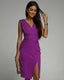 Fresia™ | Graceful V-Neck Slit Dress
